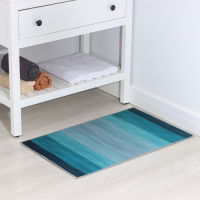 Коврик для ванной Доляна &laquo;Лазурный&raquo;, 50&times;80 см, цвет синий
