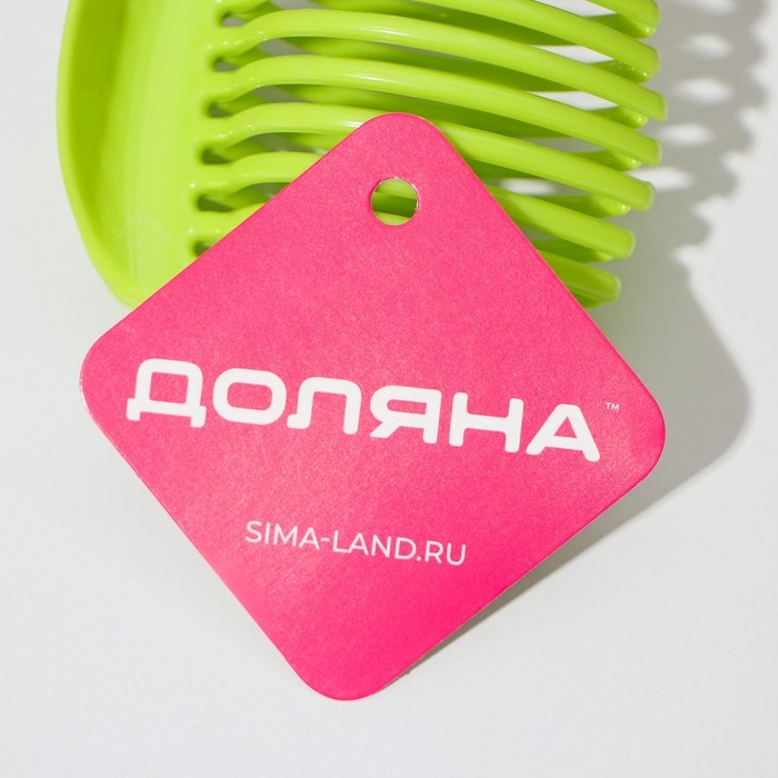 Щипцы для нарезки томатов Доляна, 18&times;8 см, цвет зелёный