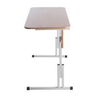 Стол ученический закруг. двухместный регулируемый по высоте, ростовая группа №3-7, Стол ученический закруг. двухместный регулируемый по высоте, ростовая группа №3-7,