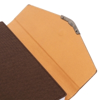 Органайзер на кольцах, А5, 140л, клетка, обл.кожзам, Стиль, коричневый Органайзер на кольцах, А5, 140л, клетка, обл.кожзам, Стиль, коричневый