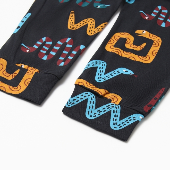 Пижама детская (лонгслив и брюки) KAFTAN Змейки р.30 (98-104)
