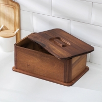 Хлебница, 30×20×13 см, тропическая акация Хлебница, 30×20×13 см, тропическая акация