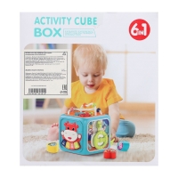 Игрушка развивающая 6 в 1 &laquo;Логический куб&raquo;, звуковые эффекты, цвета МИКС