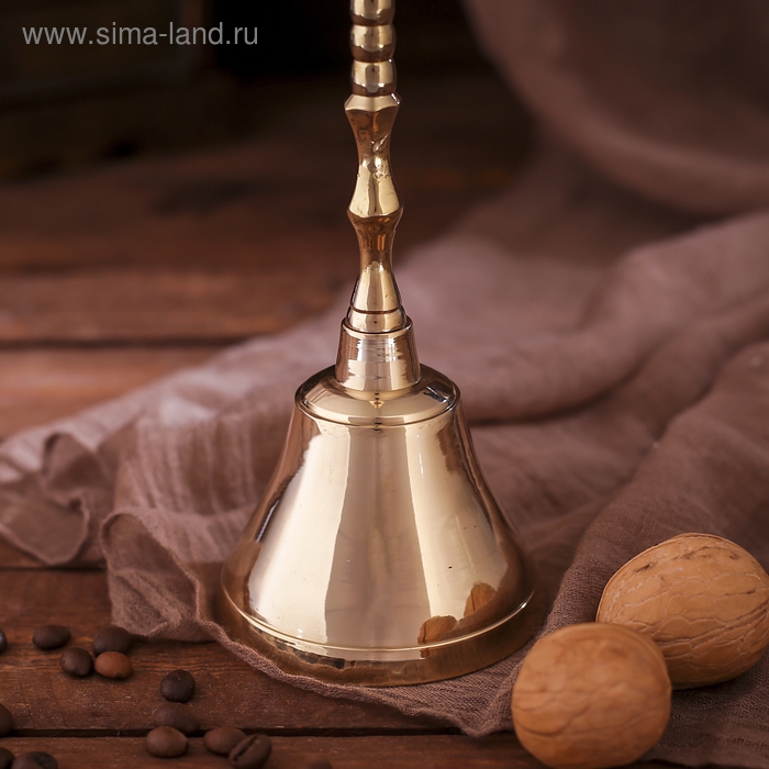 Колокольчик латунь Колокольчик латунь "Грани" 8х8х18 см
