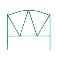 Ограждение декоративное, 60 × 325 см, 5 секций, металл, зелёное, «Арена» Ограждение декоративное, 60 × 325 см, 5 секций, металл, зелёное, «Арена»