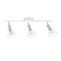 Светильник "Бостон" 3х60Вт Е14 белый/хром Светильник "Бостон" 3х60Вт Е14 белый/хром