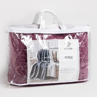 Плед Этель «Мозайка» 150х180 см, цвет фиолетовый Плед Этель «Мозайка» 150х180 см, цвет фиолетовый