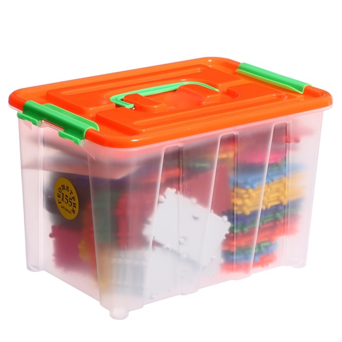 Конструктор ТИКО «Геометрия», 155 деталей, 6 колёс Конструктор ТИКО «Геометрия», 155 деталей, 6 колёс