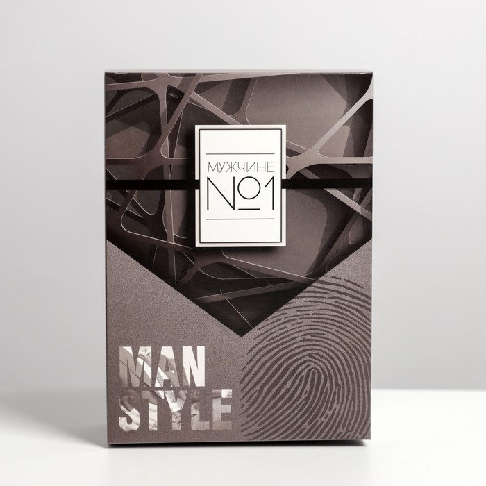 Коробка подарочная складная, упаковка, &laquo;№1&raquo;, 21 х 15 х 7 см