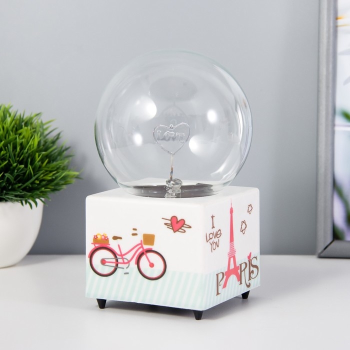 Плазменный шар Плазменный шар "Влюбленнойсть" цветной 8,5х8,5х17 см RISALUX