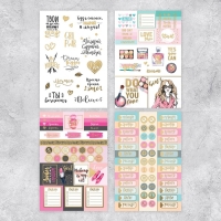 Наклейки детские в стикербуке &laquo;#МОДА&raquo;, 8 листов, 14 х 21 см