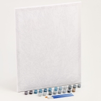 Картина по номерам на холсте с подрамником с золотой краской &laquo;Перья&raquo;, 40 х 50 см