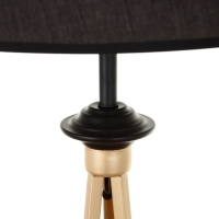 Торшер 19109/1 E27 40Вт черно-золотой 45х45х162 см