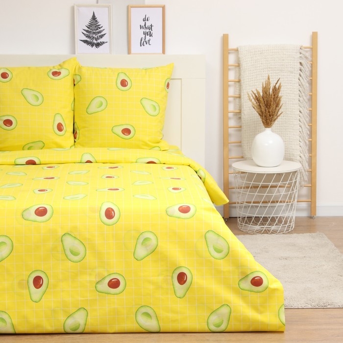 Постельное бельё LoveLife 1,5 сп Avocado 153х215см, 145х220см, 70х70см-2шт, хлопок, бязь, 125г/м2 Постельное бельё LoveLife 1,5 сп Avocado 153х215см, 145х220см, 70х70см-2шт, хлопок, бязь, 125г/м2