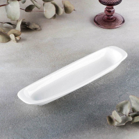 Блюдо фарфоровое Wilmax, 28&times;7,5 см, цвет белый