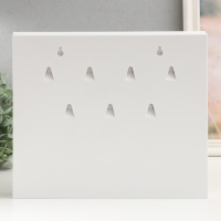 Ключница закрытая "Правило дома" 26,5х31,5 см Белый Ключница закрытая "Правило дома" 26,5х31,5 см Белый