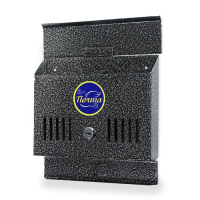 Ящик почтовый с замком, горизонтальный &laquo;Мини&raquo;, серебристый