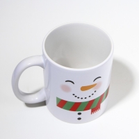 Новый год. Кружка керамическая «Снеговик», 320 мл, цвет белый Новый год. Кружка керамическая «Снеговик», 320 мл, цвет белый