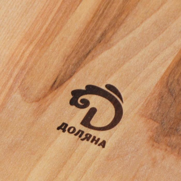 Менажница прямоугольная, 30&times;20&times;1,8 см, 6 секций, берёза