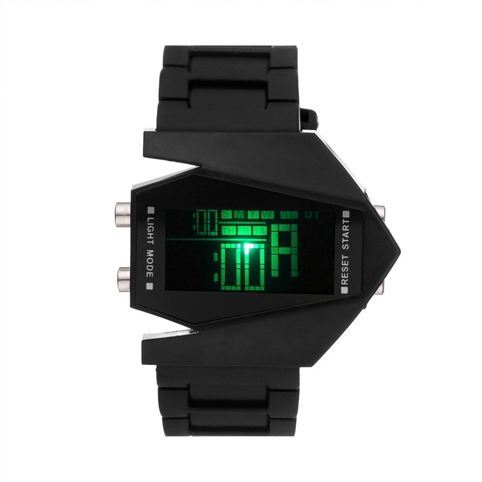 Часы наручные электронные с силиконовым ремешком Часы наручные электронные с силиконовым ремешком