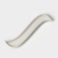 Блюдо для оливок керамическое «Серпан», 150 мл, 26×9×3 см, цвет белый Блюдо для оливок керамическое «Серпан», 150 мл, 26×9×3 см, цвет белый