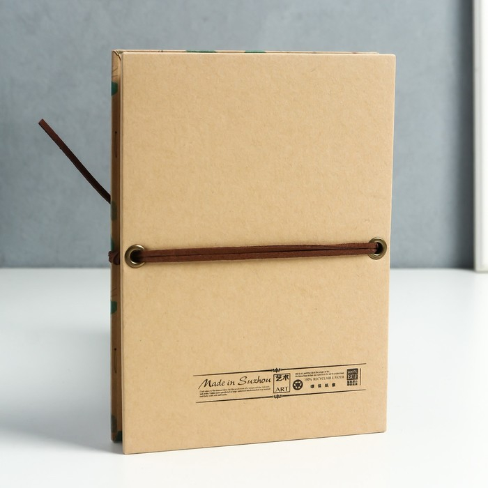 Фотоальбом гармошка 20 складок 38 сторон Фотоальбом гармошка 20 складок 38 сторон "Нарисованные цветы" с уголками 17,5х12,5 см