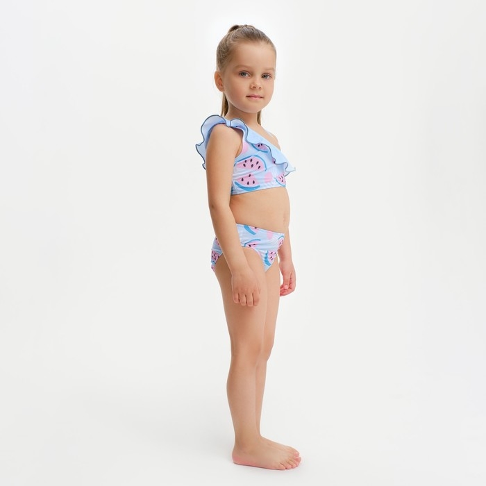 Купальник детский KAFTAN &laquo;Арбузы&raquo;, рост 110-116 (32), цвет голубой