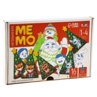 Новогодняя настольная игра &laquo;Новый год! Мемори ёлочки&raquo;