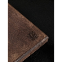 Доска разделочная для подачи Wild Kitchen, 26&times;22&times;2.5 см, граб темный