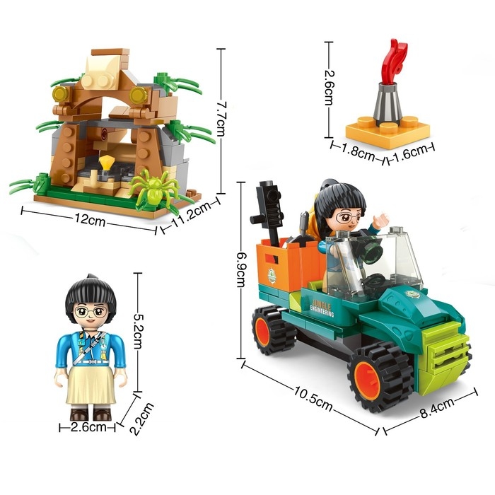 Конструктор &laquo;Джунгли. Алтарь&raquo;, 174 детали