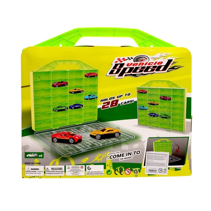 Игровой набор «Город», кейс, 6 металлических машинок Игровой набор «Город», кейс, 6 металлических машинок