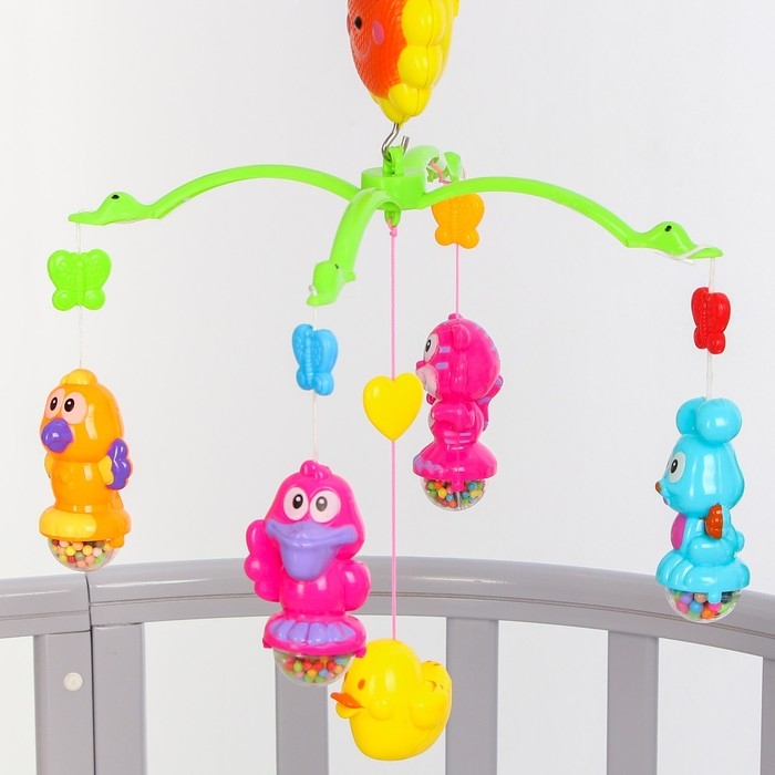 Мобиль музыкальный на кроватку &laquo;Пряничный Домик.Зверятки&raquo;, заводной, Крошка Я