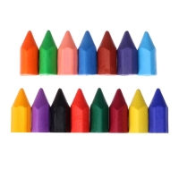 Мелки восковые 15 цветов "Кроха" в стакане Мелки восковые 15 цветов "Кроха" в стакане