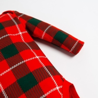 Набор: боди, штанишки и шапочка Крошка Я &laquo;Клетка&raquo;, рост 80-86 см