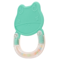 Погремушка &laquo;Лягушка&raquo;, с прорезывателем для зубов, пищевой силикон