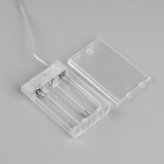 Светодиодная лента Luazon Lighting 3 м, IP20, SMD2835, 30 LED/м, 3хААА, 3000К