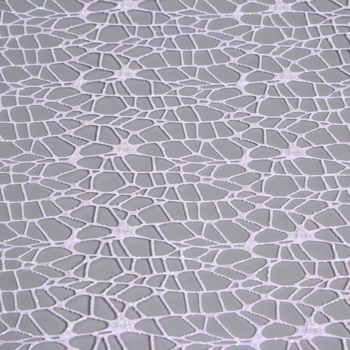 Упаковка для цветов Упаковка для цветов "Паутинка с глиттером" белая 48 см х 4,5 м