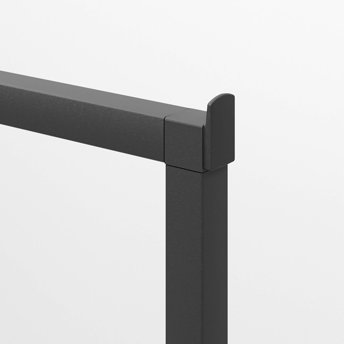 Вешало напольное без выноса 90&times;50&times;150 см, цвет чёрный