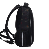 Рюкзак каркасный 38 х 29 х 12,5 см, Hatber Ergonomic light "All you need…", чёрный/жёлтый NRk_71035 Рюкзак каркасный 38 х 29 х 12,5 см, Hatber Ergonomic light "All you need…", чёрный/жёлтый NRk_71035