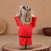 Оберег-домовой "Славуся в льняном колпаке, с рублём", МИКС Оберег-домовой "Славуся в льняном колпаке, с рублём", МИКС