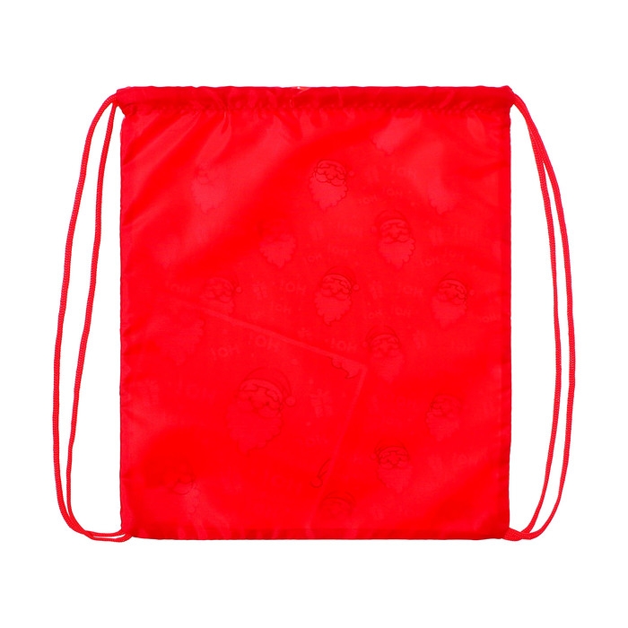 Новый год. Сумка под сладости 290 x 340 мм "Ho-Ho" (мягкий полиэстер плотностью 210D)