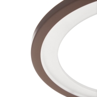 Люстра "Кольца" LED 80Вт Коричневый 2700-6400к 60х45х14 Люстра "Кольца" LED 80Вт Коричневый 2700-6400к 60х45х14