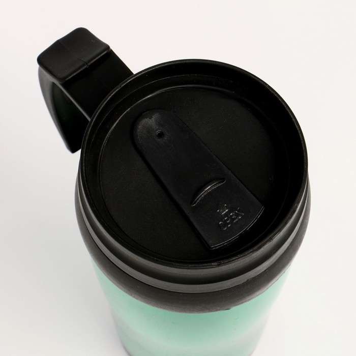 Термокружка, 400 мл, Комфорт Термокружка, 400 мл, Комфорт "Визави", 12.5 х 17 см, зеленая