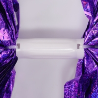 Помпон 1шт, цвет фиолетовый голография Помпон 1шт, цвет фиолетовый голография