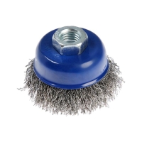 Щетка металлическая для УШМ ТУНДРА, "чашка", М14, 65 мм Щетка металлическая для УШМ ТУНДРА, "чашка", М14, 65 мм