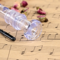 Блокфлейта Music Life, 8 отверстий, немецкая система, белая Блокфлейта Music Life, 8 отверстий, немецкая система, белая