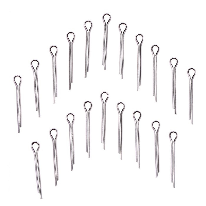 Шплинт О-образный для изготовления суставов игрушек, размер 1 шт. &mdash; 4 &times; 30 мм, набор 20 шт.