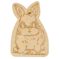 Доска для выжигания «Заяц» Доска для выжигания «Заяц»