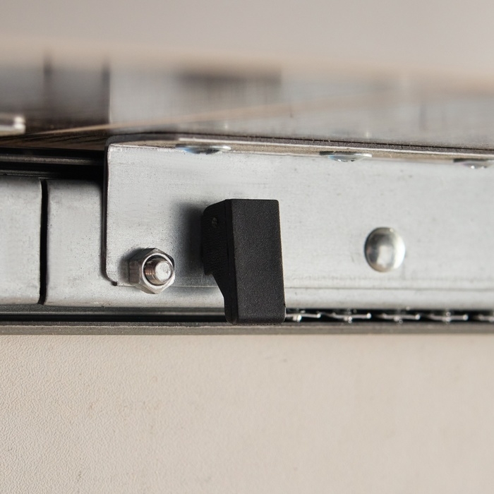 Стол обеденный на одной ножке раздвиж Норд, 90(122)х90х79, ЛДСП 22мм/Пластик,Мрамор Белый