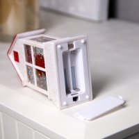 Светодиодная фигура &laquo;Дед Мороз&raquo; 7.5 &times; 12.5 &times; 4.9 см, пластик, батарейки АААх2 (не в комплекте), свечение тёплое белое